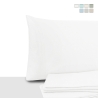 Juego de 2 fundas para almohadas 50x80 cm de algodón percal con solapa Miami Promoción