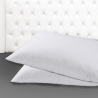 Juego de 2 fundas para almohadas 50x80 cm de algodón percal con solapa Miami Modelo