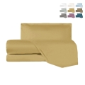 Juego de sábanas completas para cama individual con funda de almohada de satén Argentario Promoción