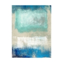 Cuadro impreso en lienzo abstracto moderno beige azul Magic Sea Ludwig Maun Oferta