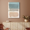 Cuadro en lienzo abstracto tonos beige y azul Libra II Ludwig Maun Rebajas
