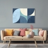 Cuadro moderno geométrico impresión en lienzo abstracto Moonlight Sandro Nava Venta