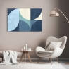 Cuadro moderno geométrico impresión en lienzo abstracto Moonlight Sandro Nava Rebajas