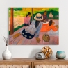 Cuadro impresionista impresión en lienzo canvas The Siesta Paul Gauguin Venta