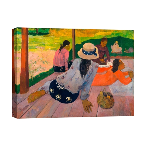 Cuadro impresionista impresión en lienzo canvas The Siesta Paul Gauguin Promoción