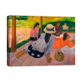 Cuadro impresionista impresión en lienzo canvas The Siesta Paul Gauguin Promoción