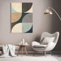 Cuadro impreso en lienzo abstracto geométrico De Luxe I Sandro Nava Venta