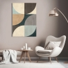 Cuadro impreso en lienzo abstracto geométrico De Luxe I Sandro Nava Venta