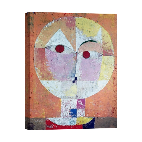 Cuadro moderno impresionista impreso en lienzo Senecio (detalle) Paul Klee Promoción