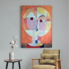 Cuadro moderno impresionista impreso en lienzo Senecio (detalle) Paul Klee Venta