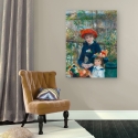 Impresión impresionista en lienzo Le due sorelle (sulla terrazza) Renoir Venta