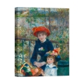 Impresión impresionista en lienzo Le due sorelle (sulla terrazza) Renoir Promoción