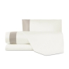 Juego de cama individual con sábanas y funda de almohada de algodón y satén Heritage Stock