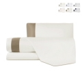 Juego de cama de plaza y media con sábanas y funda de algodón satinado Heritage Promoción