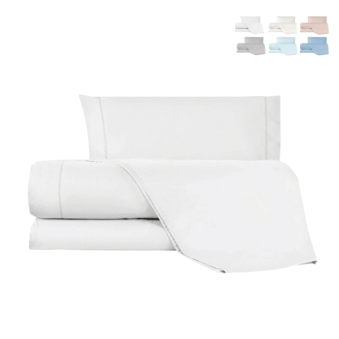 Set de cama individual 90x200 con sábanas y funda de almohada 50x80 Toronto Promoción
