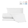 Set de cama individual 90x200 con sábanas y funda de almohada 50x80 Toronto Promoción