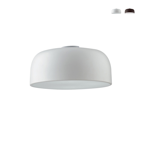 Plafón de techo redondo diseño moderno en metal 38 cm Bristrot Promoción