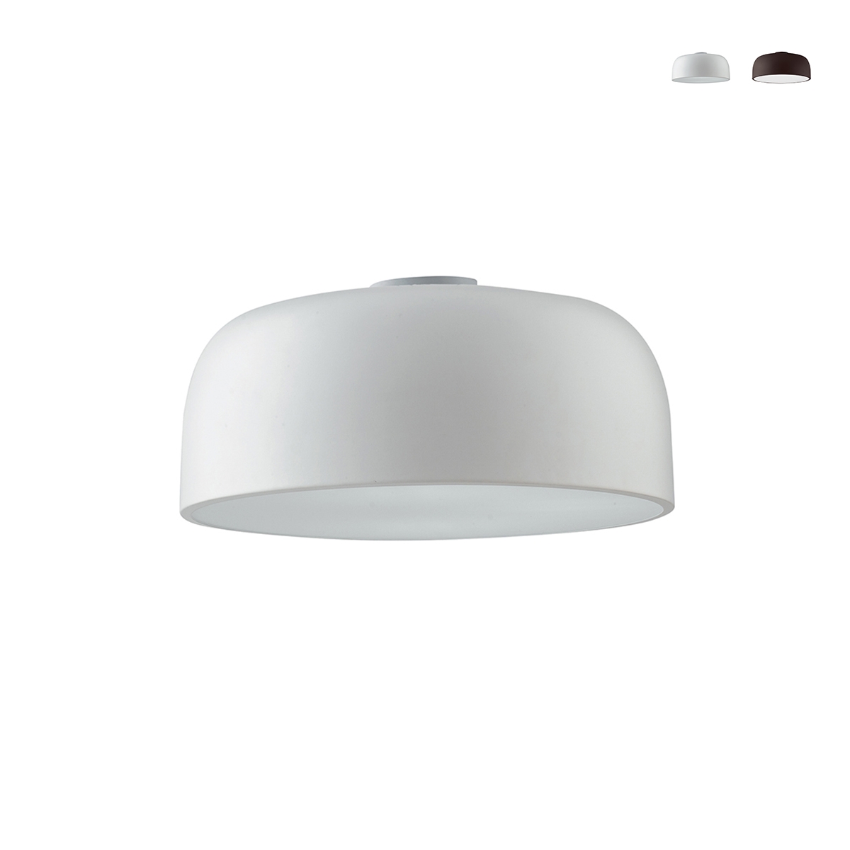 Plafón de techo redondo diseño moderno en metal 38 cm Bristrot Promoción