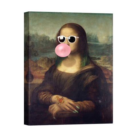 Cuadro pop art impresión en lienzo Leisure Time, Monna Lisa de Matt Spencer Promoción