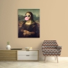 Cuadro pop art impresión en lienzo Leisure Time, Monna Lisa de Matt Spencer Rebajas