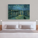Cuadro impresionista impresión en lienzo La Notte Stellata Vincent van Gogh Rebajas