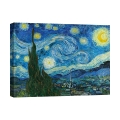 Cuadro impresionista impresión en lienzo Noche estrellada Vincent van Gogh Promoción