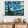 Cuadro impresionista impresión en lienzo Noche estrellada Vincent van Gogh Venta