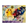 Cuadro abstracto moderno impresión en lienzo Yellow, Red & Blue Kandinsky Oferta
