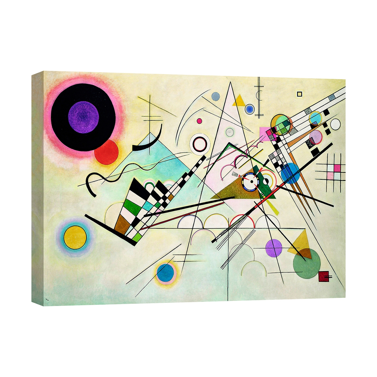Impresión en lienzo cuadro abstracto contemporáneo Composition VIII Kandinsky Promoción Impresión en lienzo cuadro abstracto contemporáneo Composition VIII Kandinsky Promoción