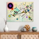 Impresión en lienzo cuadro abstracto contemporáneo Composition VIII Kandinsky Venta