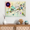 Impresión en lienzo cuadro abstracto contemporáneo Composition VIII Kandinsky Venta