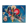 Cuadro abstracto moderno impresión sobre lienzo canvas Kandinsky Im Blau Oferta