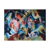 Cuadro abstracto en lienzo Improvisation The Deluge Wassily Kandinsky Oferta