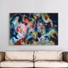 Cuadro abstracto en lienzo Improvisation The Deluge Wassily Kandinsky Rebajas