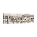 Cuadro moderno abstracto en lienzo Manhattan & Brooklyn Bridge Luigi Florio Promoción
