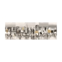 Cuadro moderno abstracto en lienzo Manhattan & Brooklyn Bridge Luigi Florio Oferta