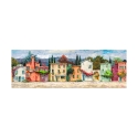 Impresión en lienzo cuadro paisaje colorido País italiano Luigi Florio Oferta