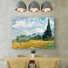 Impresión en lienzo impresionismo Campo di Grano con Cipressi van Gogh Rebajas