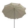 Sombrilla de jardín terraza balcón exterior Ø240cm Novara 114 Descueto