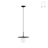 Lámpara colgante salón difusor de vidrio 45cm Chaplin L1 Promoción