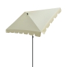 Sombrilla antiviento rectangular de diseño para exteriores Allegro 86R Stock