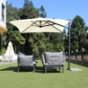 Sombrilla lateral cuadrada 250x250 para jardín protección UV50+ Trend Venta