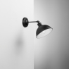 Aplique de pared de metal negro estilo vintage Charleston AP Promoción