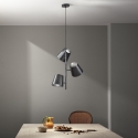 Lámpara colgante de metal de tres luces estilo vintage Colt LS3 Venta