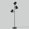 Colt LP3 lámpara de pie de metal con tres luces orientables estilo industrial Venta