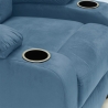 Sillón relajante reclinable reposapiés portaobjetos Laura Light Precio
