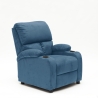Sillón relajante reclinable reposapiés portaobjetos Laura Light Características