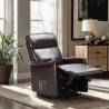 Sillón Relax Reclinable Eléctrico de Cuero Armaila Fix 