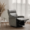 Sillón Relax Reclinable Eléctrico de Cuero Armaila Fix 