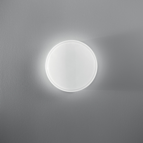 Plafón inteligente LED regulable Wi-Fi blanco 40 cm Ego Promoción